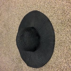 Josie Maran Floppy Black Sun Hat
